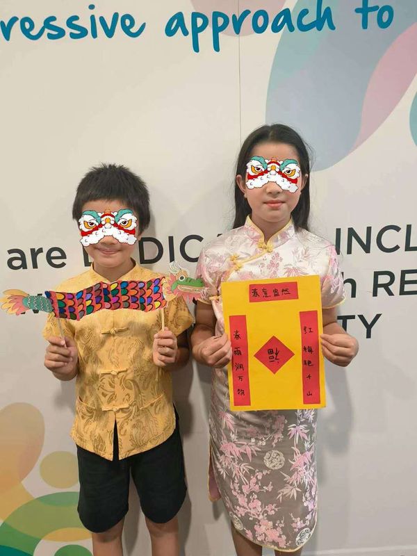 Chinese calligraphy class activity